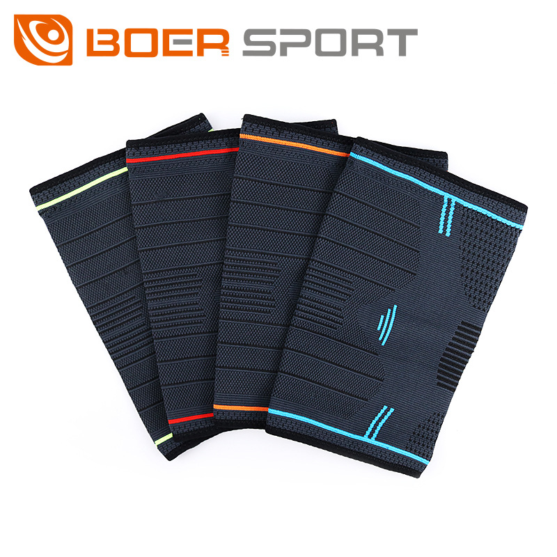 Silicona antideslizante deportes kneepad baloncesto running fitness kneepad soporte al aire libre montañismo ciclismo punto kneepad