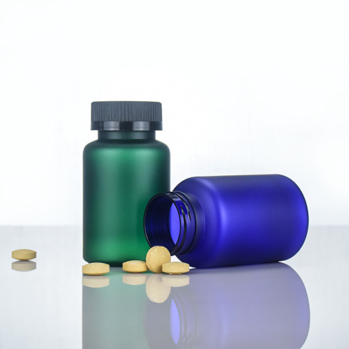 Custom PET capsule packaging bottle 150ML sanding health product bottle VC lozenge bottle pill dividing bottle