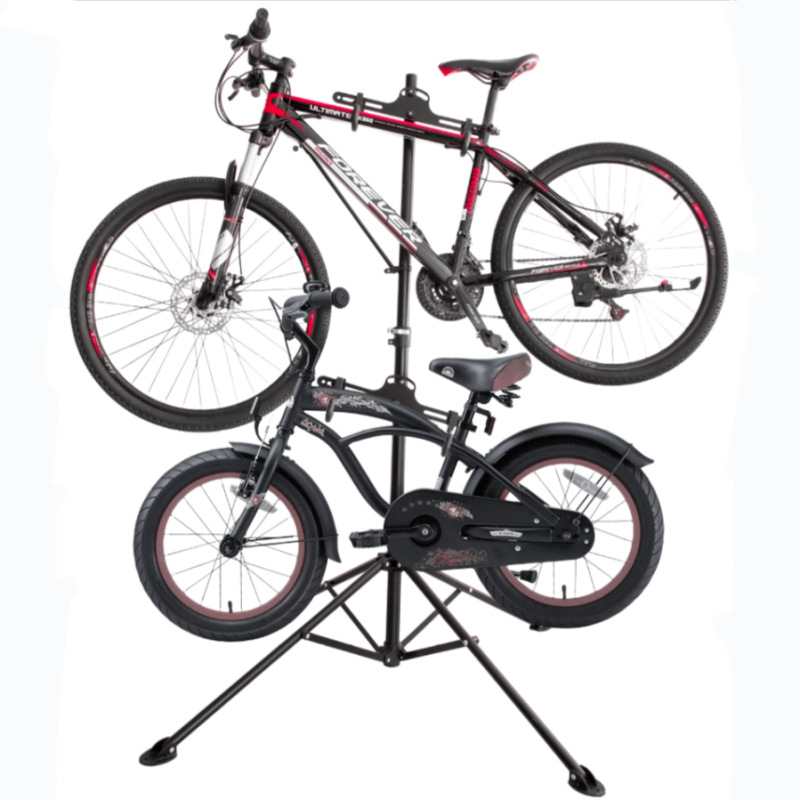 Soporte de exhibición para bicicletas al por mayor, soporte de exhibición de cuatro patas para bicicletas de montaña, soporte colgante para bicicletas de interior, soporte de reparación.