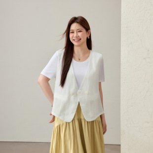 【Remove Classy Style】Loose Vest Lightweight Jacket Slim Fit Plus Size Women's Clothing for Plus Size Women 2025 Summer New Model