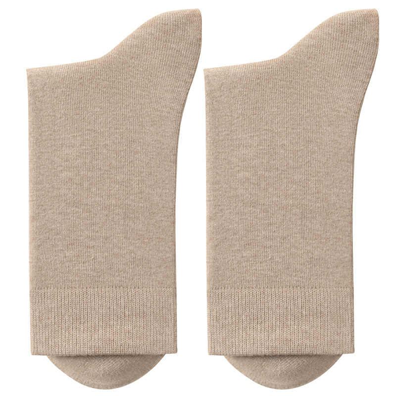 靴下 メンズ 純綿 防臭 吸汗 2025年秋新作 100%綿 ミドル丈ソックス 下機諸暨靴下業者卸売