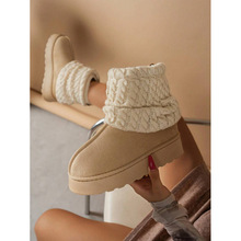 Z 20135 Fleece snow boots ����ѩ��Ůѥ�羳����ͨ��