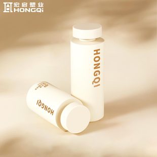 Hdpe Emulsion Pe Bottle with Screw Cap Shampoo and Shower Gel Body Lotion Bottle Flat Cap Shampoo Bottle Shampoo Bottle