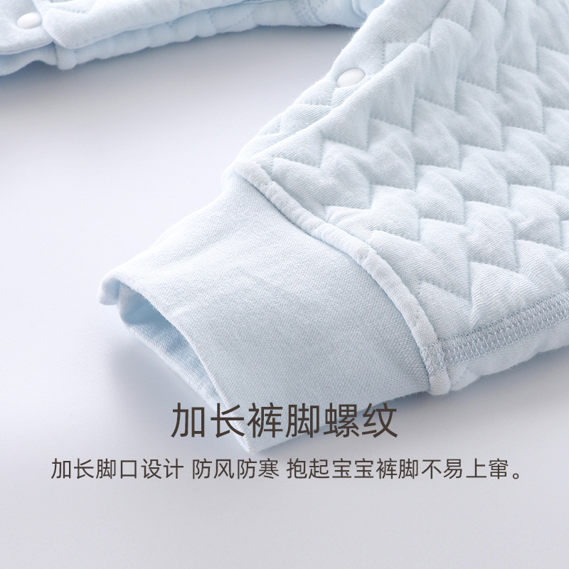 Bebé mono bebé caliente mameluco de manga larga mameluco recién nacido sin hueso ropa lindo babero cierre a presión