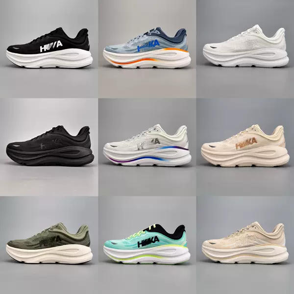 High-Quality Cross-Border Putian Bondi9 Running Shoes with Mesh Surface, Breathable, Shock-Absorbing, and Wear-Resistant for Men and Women