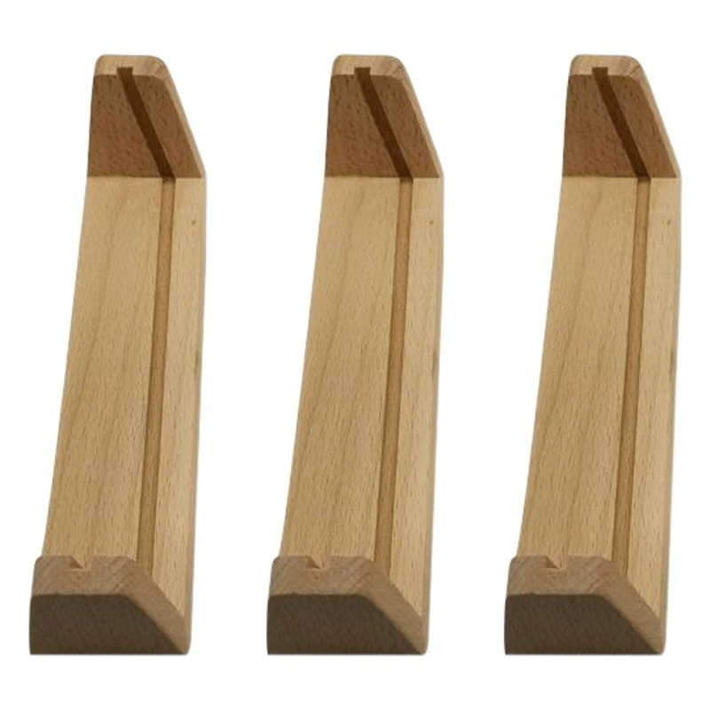 U-образная фоторамка из массива дерева, деревянная основа для визиток, основа для календаря из бука, держатель для фотографий с календарем из орехового дерева.