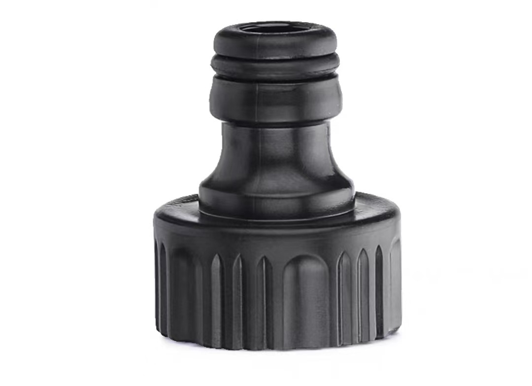 Fábrica al por mayor de 6 minutos de plástico de 1 pulgada válvula de admisión de agua de admisión rápida de agua conector de tubería de agua de varilla para jardín de riego verde