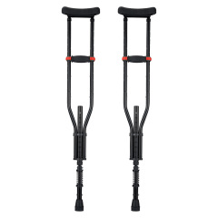 Yade Aluminum Alloy Underarm Crutches Dual Crutches for Disabled Persons Walking Aids Elderly Rehabilitation Walking Training Foldable Model