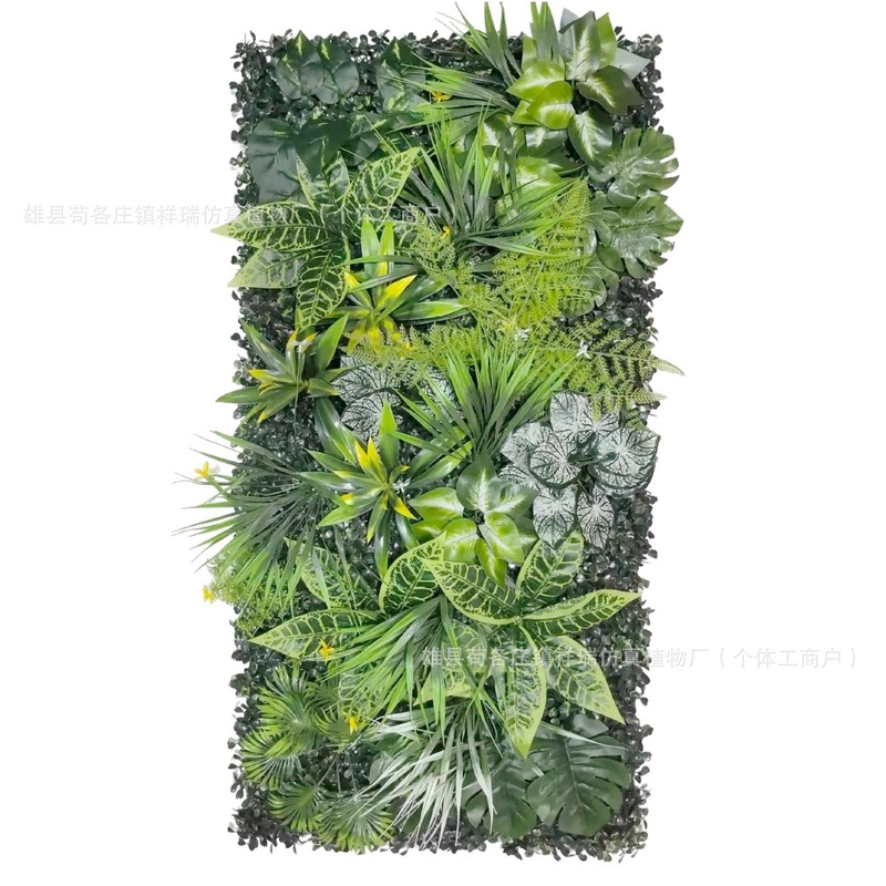 跨境50×100厘米人造仿真植物墙室外墙面装饰婚庆展览门头阳台|undefined