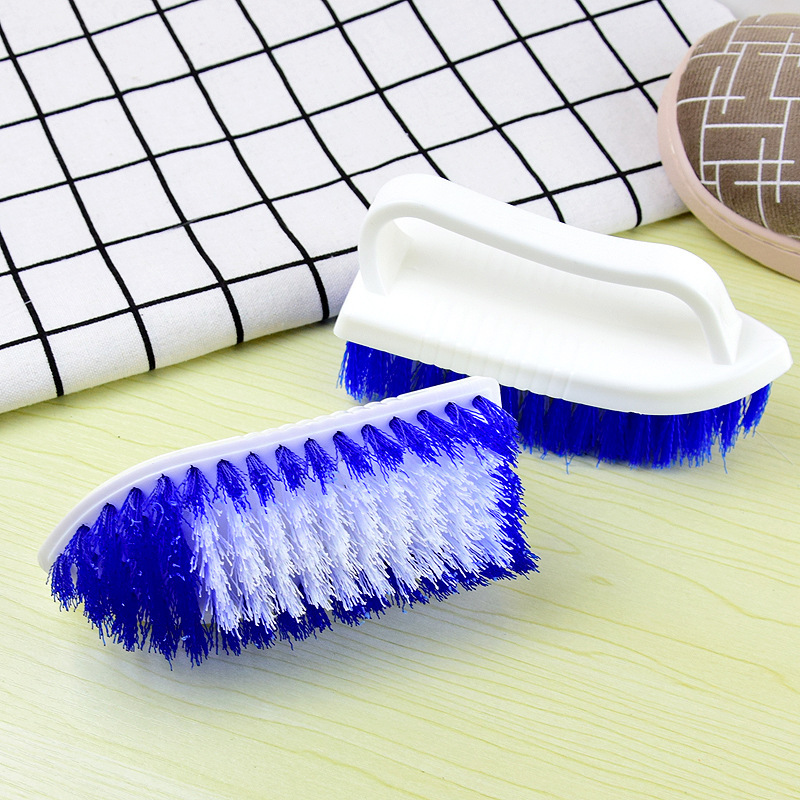 Multi-functional multi-color long-haired pure strong laundry with hard bristles shoes and clothing cleaning non-slip handle decontamination brush 516