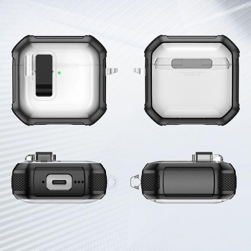 Airpodspro3保護ケース、Appleヘッドフォン保護ケース、airpods4ヘッドフォンケース、第2/3世代ヘッドフォンケースに適しています。|undefined