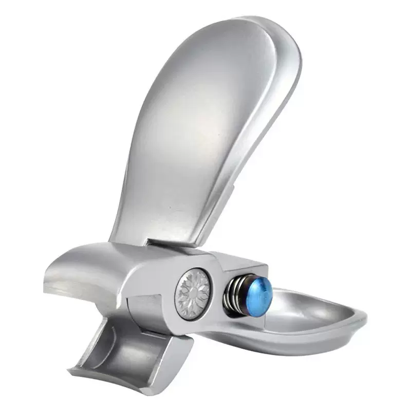 大开口迷你指甲刀套装不锈钢侧锁指甲刀厚硬粉末压铸防飞溅指甲钳