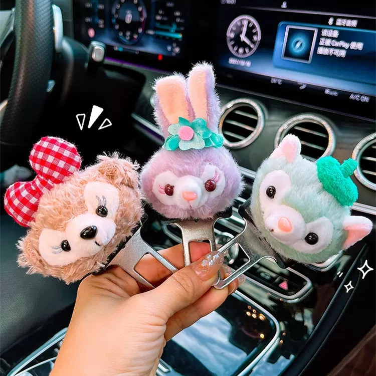 Inserción de coche con bayoneta par con dibujos animados linda estrella Dailu enchufe conector de extensión belleza femenina pensamiento nocturno