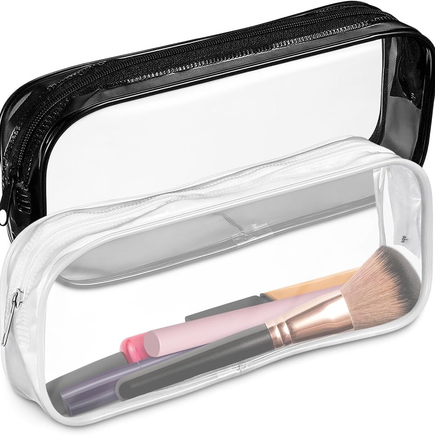 Transparent small cosmetic bag PVC