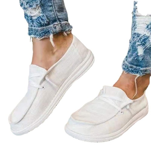 Women's Canvas Slip-on Shoes 43 Size - Summer  New Model, Lightweight and Casual, for Foreign Trade on Amazon Independent Station