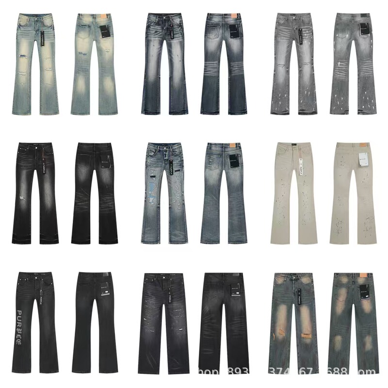 European and American Fashion Brand Ss Correct Version Purple Brand Washed Jeans Unisex Style Guangzhou Factory in Stock European and American Fashion Brand Ss Correct Version Purple Brand Washed Jeans Unisex Style Guangzhou Factory in Stock