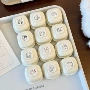 制作小白方型白色印章