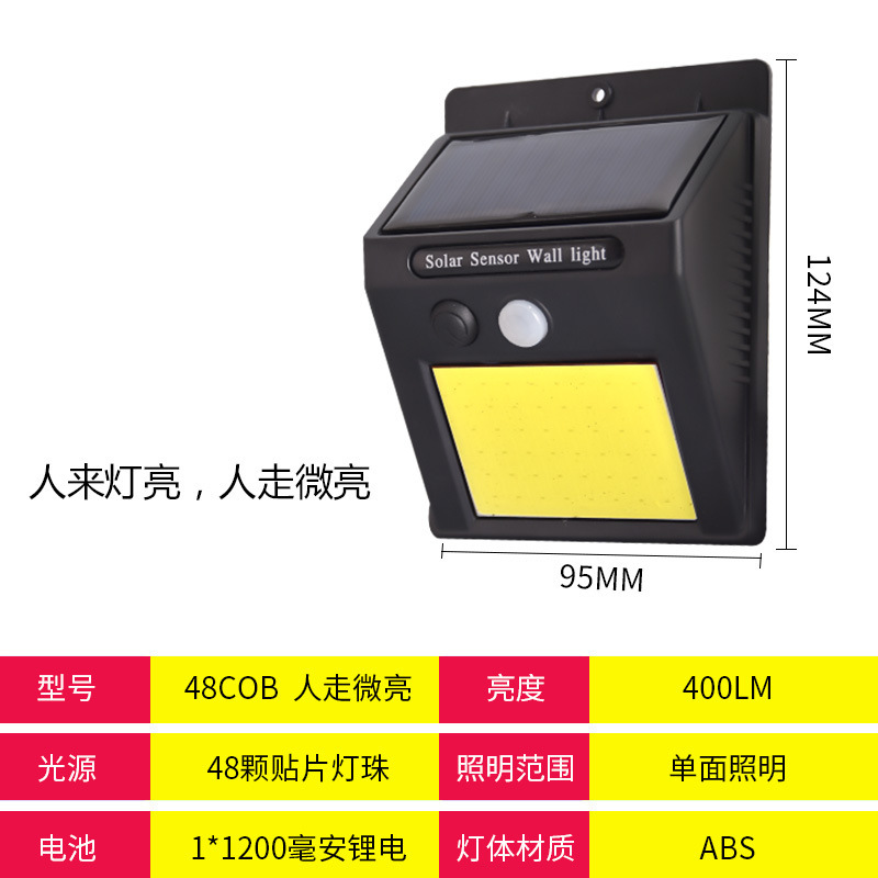 Hogar lámpara solar fluorescente lámpara de jardín solar al aire libre Cuerpo Humano inducción lámpara de pared jardín Villa ciervos Otros