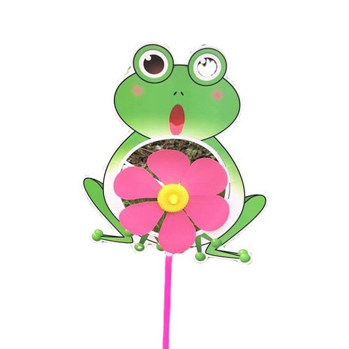 Creative Colorful Cartoon Plastic 3D Windmill Toy for Wholesale, Children's Outdoor Decoration, Small Windmill for Street Stands, Best Selling