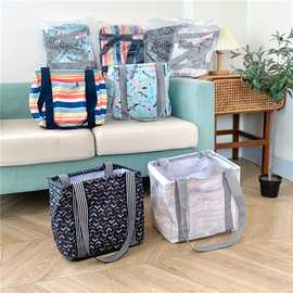 出口订单！外网44.88美叨！大容量高颜值防水多功能购物袋收纳筐