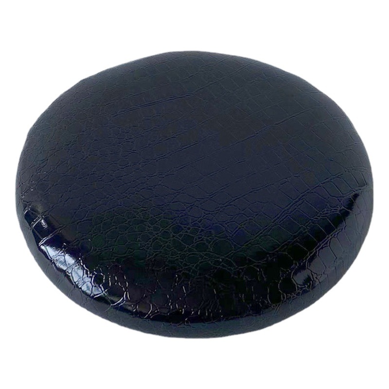 Round stool surface replacement solid wood surface leather soft bag thickened stool surface simple cushion wholesale stool board diameter 29 New