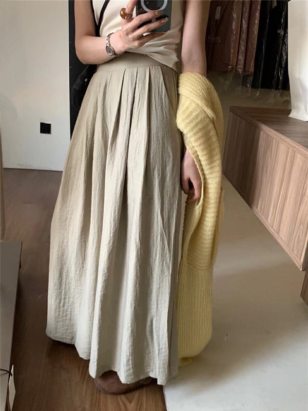女性用コットンとリネンのワイドレッグパンツ、ハイウエスト、小柄な人向けのアイスシルクのゆったりとしたロングパンツ、夏の太ったmmの大きいサイズの痩身スカートパンツ|undefined
