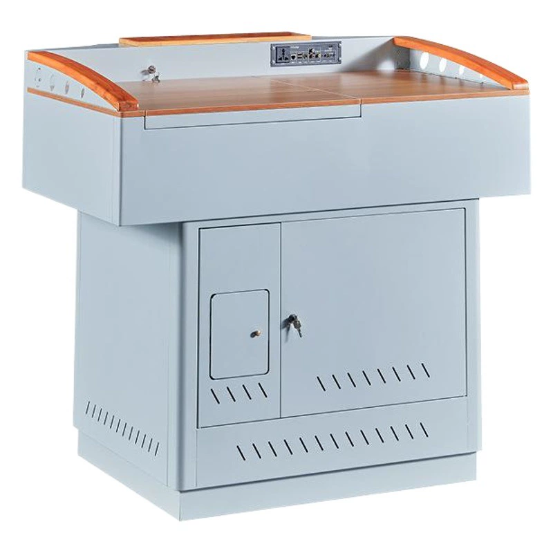 Школьный класс Мультимедийная платформа Учитель Центральное управление Лекционный стол Мебель для кампуса Учитель Учебный Многофункциональный лекционный стол