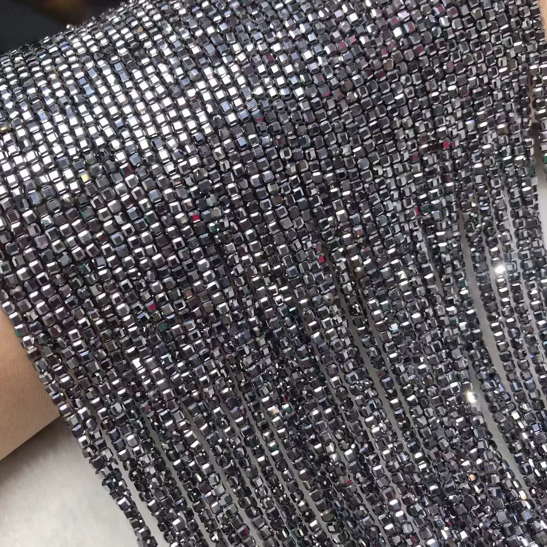 Натуральная вода, кристалл, бусины из diamonds, аксессуар, 2 мм