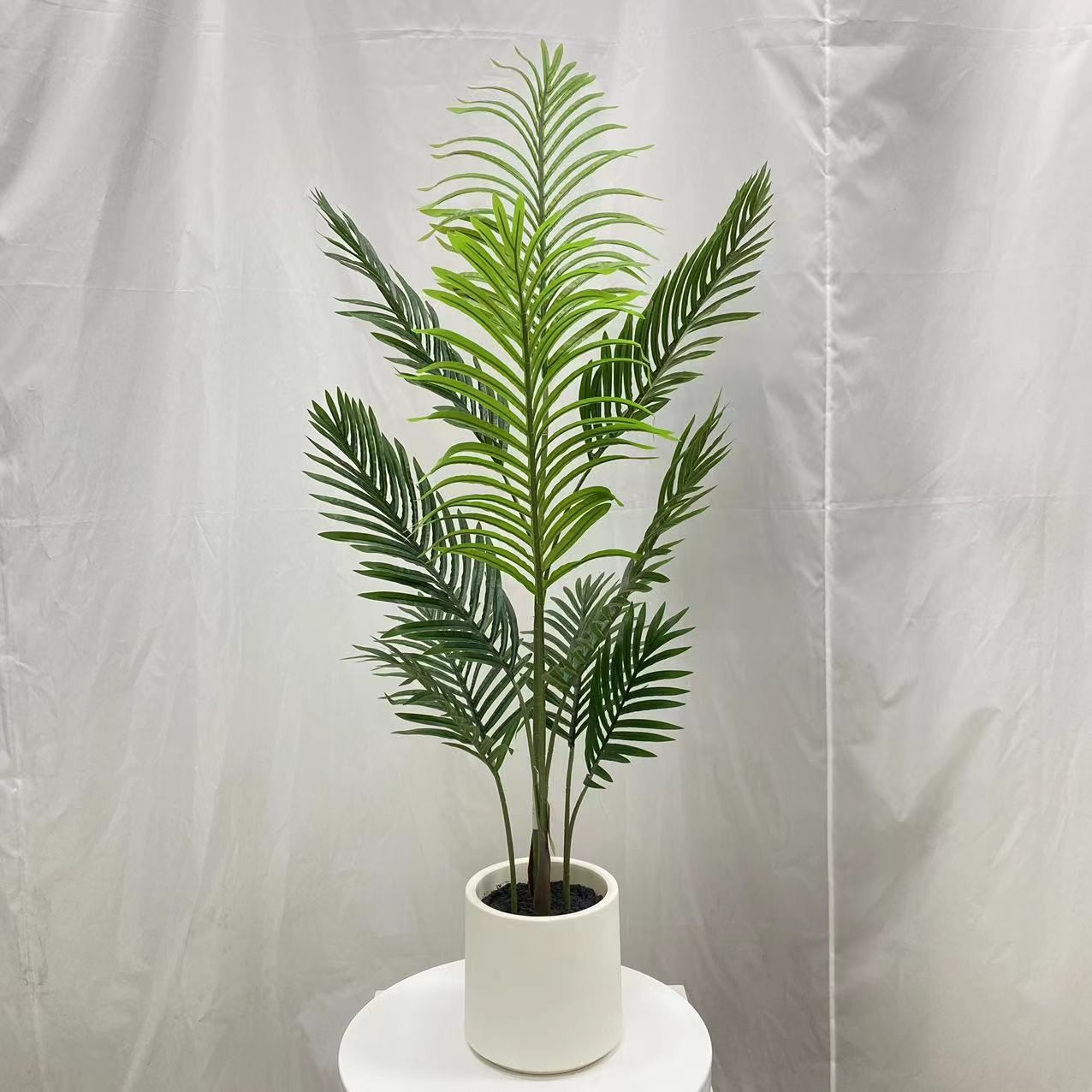 Gran planta de simulación nórdica, sala de estar de plátano para viajeros, plantas verdes falsas, plantas en macetas, ventanas para el hogar, decoración de paisajes, plantas verdes de simulación