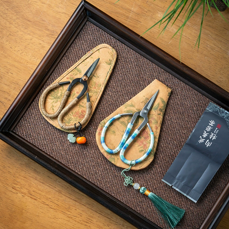 Guotong mini tea art small scissors creative wound tea bag small tea cut multi -function kung fu tea ceremony accessories