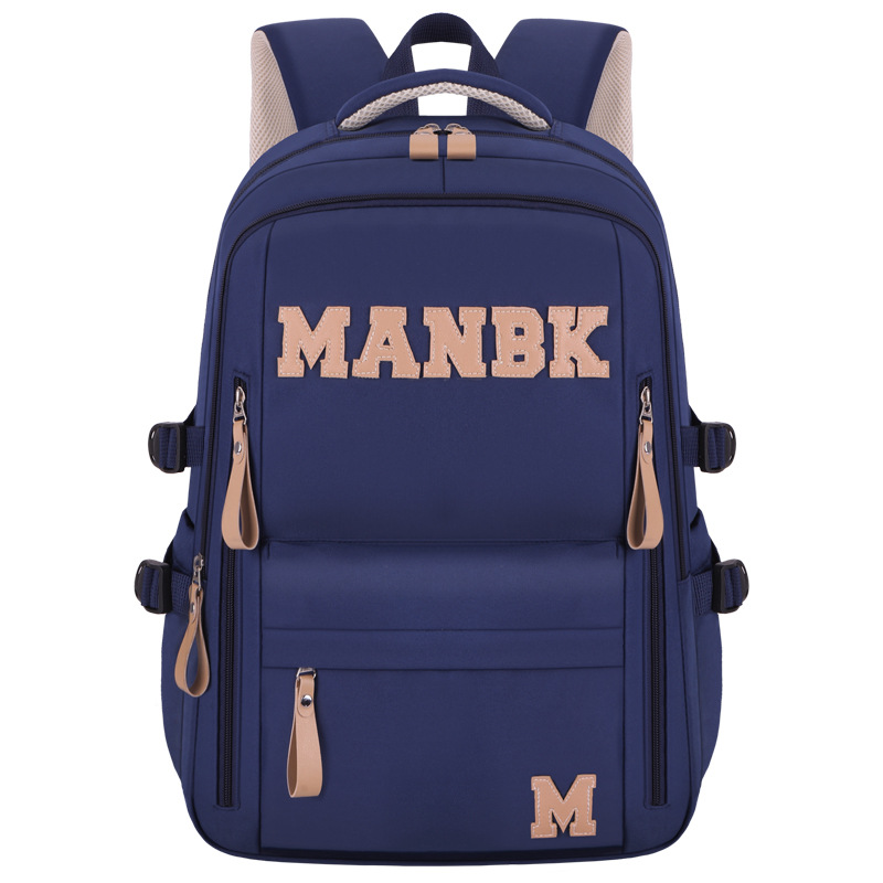 26 nuevos estudiantes de secundaria baja mochila de gran capacidad de transporte ligero de viaje de alta edad mochila de hombro para hombres y mujeres