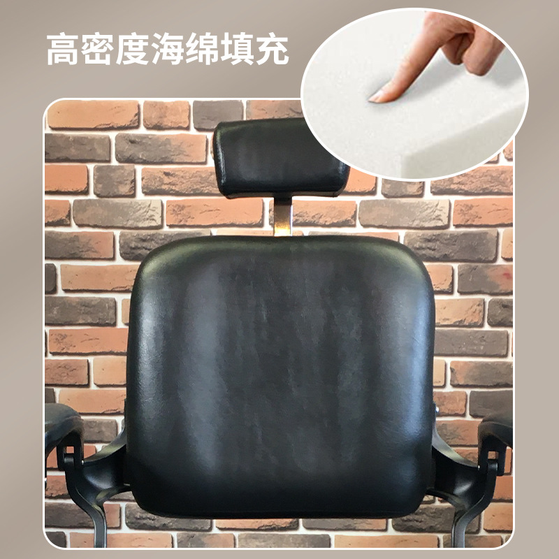 Silla de pelo de estilo europeo retro salón de pelo de comercio exterior transfronterizo se puede poner elevación giratoria cabeza de aceite americana Silla de corte de pelo