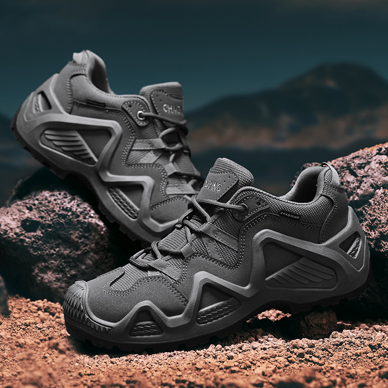 2024 otoño nuevo ligero y fácil acompañar herramientas retro de suela gruesa casual zapatos de montaña diarios para hombres