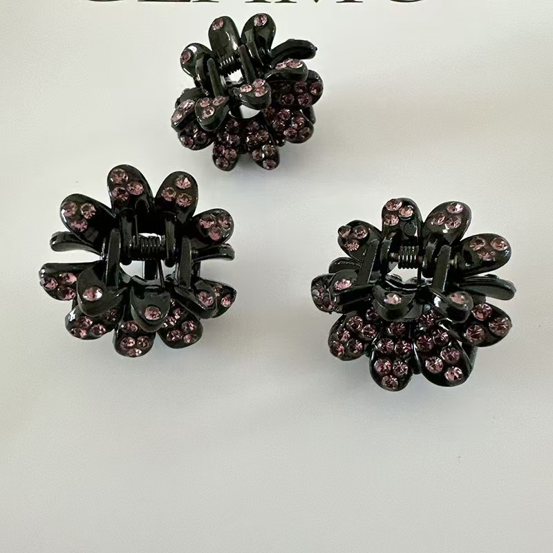 新款发夹韩版花朵碎发镶钻发根迷你可爱刘海发饰饰品店头饰批发