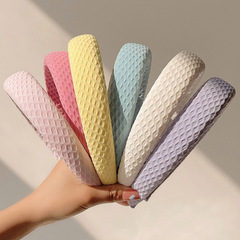 Colorful High Crown Sponge Hairband for Women, Versatile Outdoor Hair Accessory, High-End Feel, Summer Hair Tying Hairband