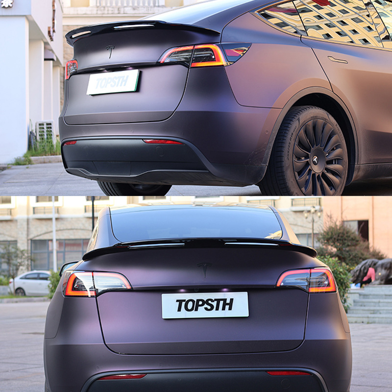 Suitable for Tesla 19-24 Model Y Rear Wing Sports L Model Edamame Top Wing Exterior Modification Accessories