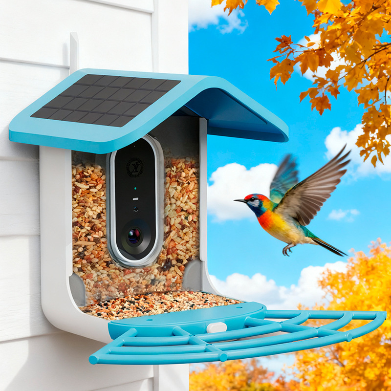 スマート鳥餌器 視覚AI認識 鳥餌器外観構造設計 屋外4K高画質カメラソリューション開発|undefined