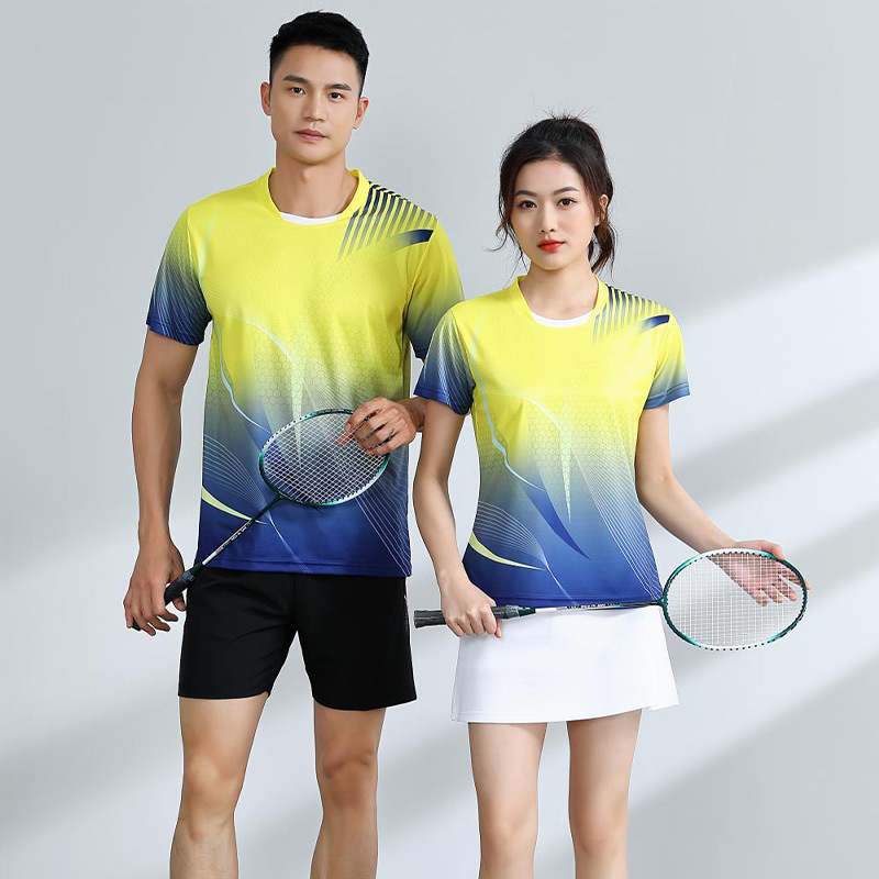 Badminton Clothes Sports Suit for Adults and Children Badminton Competition Training Tennis Quick-Drying Breathable Running Clothes