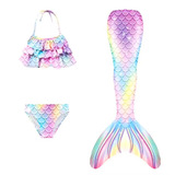 Ghnatygren Детский купальник, пляжный комплект для принцессы, 3 предмета