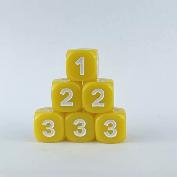 Acrylic Teaching and Entertainment Dice for Bars, Ktv Games, Dice 13mm with Rounded Corners, Numbers for Children's Teaching, Wholesale