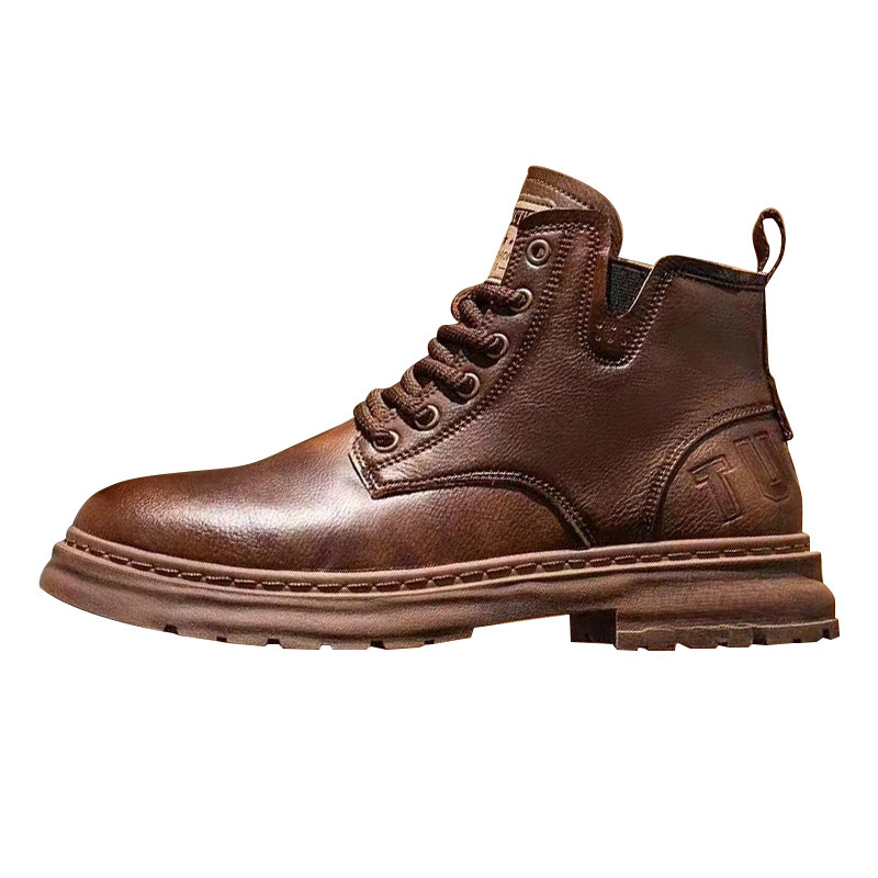 Botas Martin para hombres, botas de cuero cómodas, zapatos casuales para hombres, zapatos retro al por mayor. image 6
