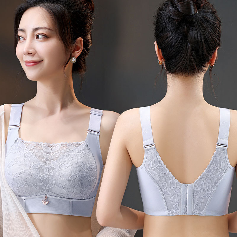Thin summer tube top underwear for women, big chest, small chest, full cup, wireless bra, plus size corset Thin summer tube top underwear for women, big chest, small chest, full cup, wireless bra, plus size corset