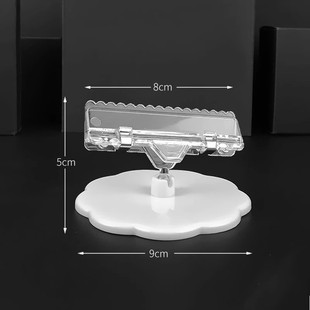♔ Creative Card Holder Vertical Label Holder Desktop Table Card Holder Note Holder Stand Card Holder Dish Bread Price Tag