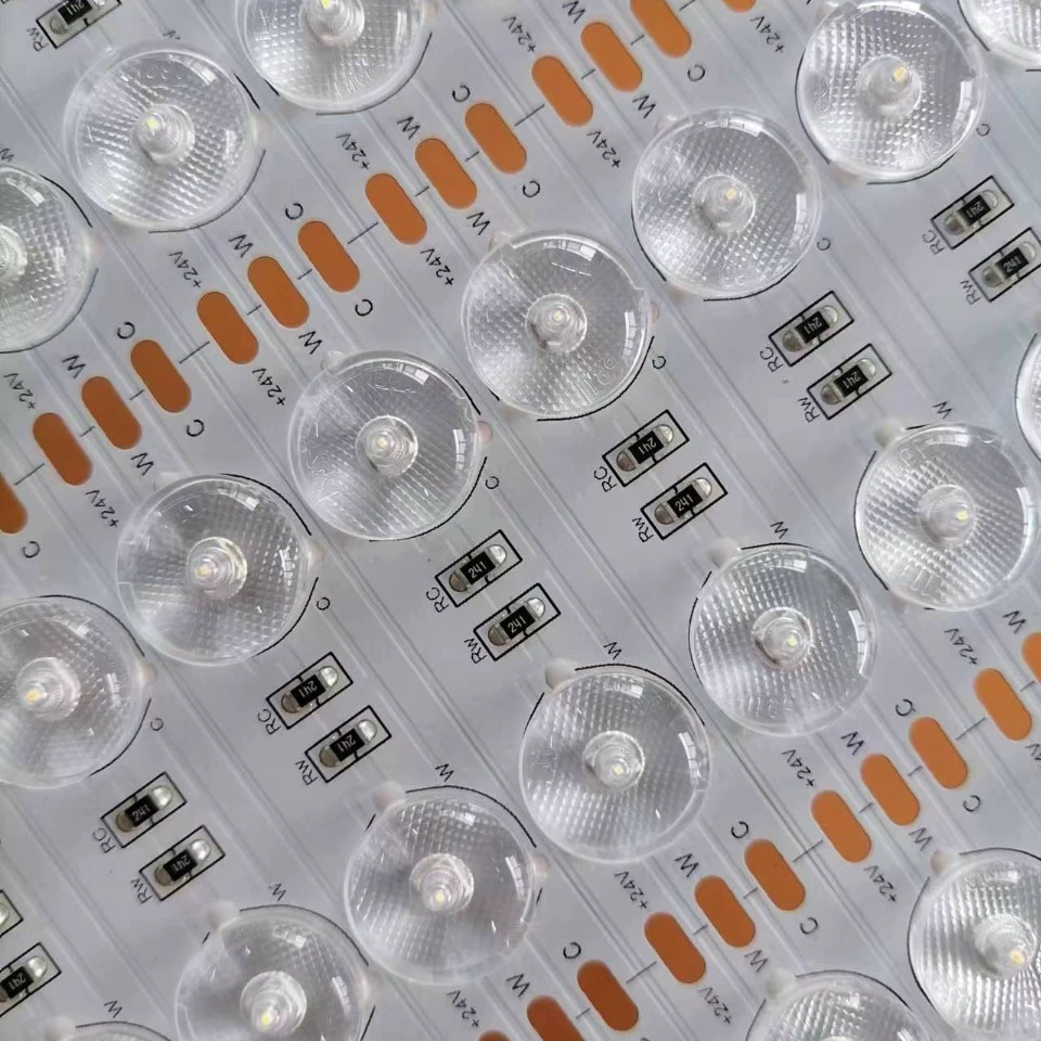 Двухцветная светодиодная лента с рассеянным мягким светом, 24В, 48 светодиодов