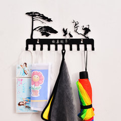 鐵藝掛鈎掛衣架牆上壁掛式多用途置物架創意動畫牆上衣帽收納架