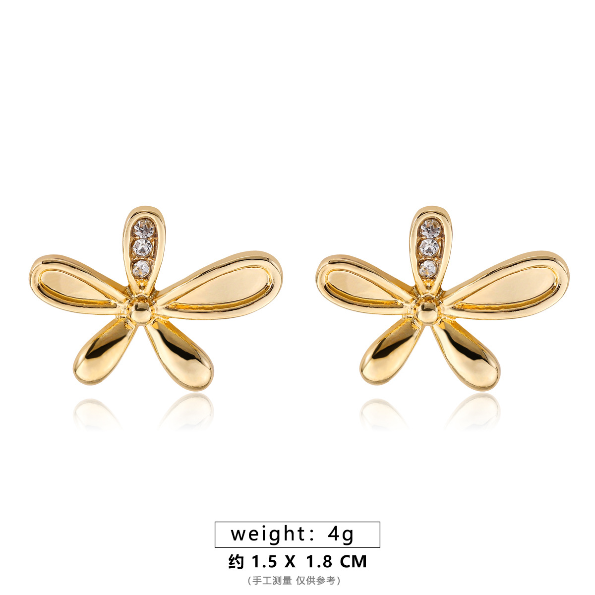 다이아몬드 불가사리 귀걸이