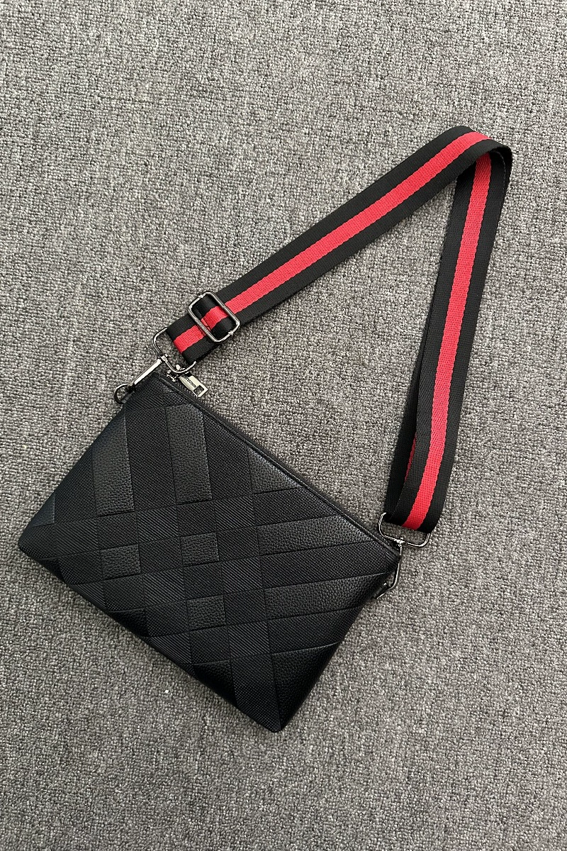 (跨境 торговля) маленькая clutch-сумка, черная пружина из полиуретана через плечо сумка-рюкзак из натуральной кожи
