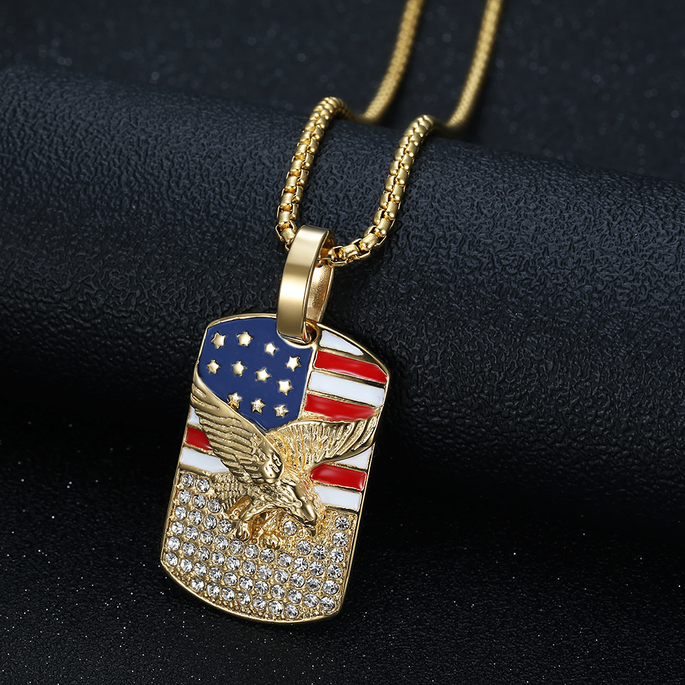 1 Piece Quantity Hip-Hop Animal Titanium Steel Plating Men's Pendant Necklace