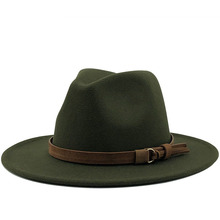 ��Ů����ñӢ���L��ʿñ Women Men Wool Fedora Hat Jazz Cap��