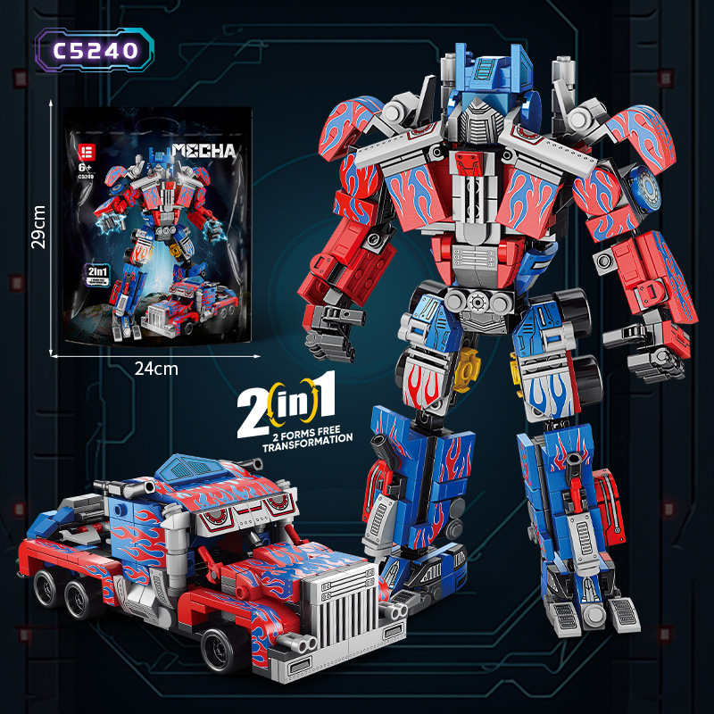 C5240 Optimus Prime 438 шт. цветная сумка